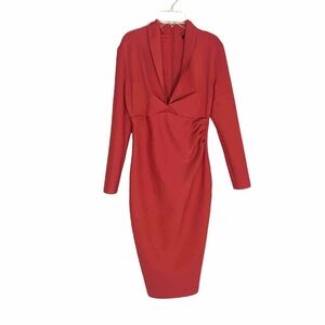 Bella Barnett Persephone Red Bandage Bodycon Dress XL